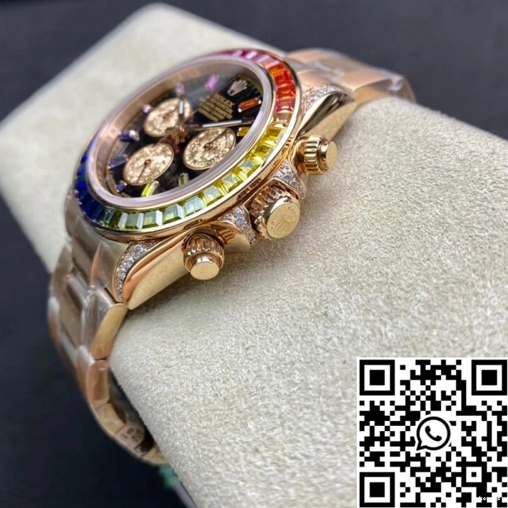 116595 Rose RBOW Daytona Factory TW Rolex Gold 0228